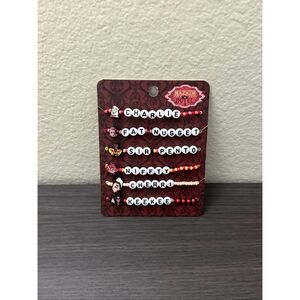 Hazbin Hotel Characters Bead Bracelet Set